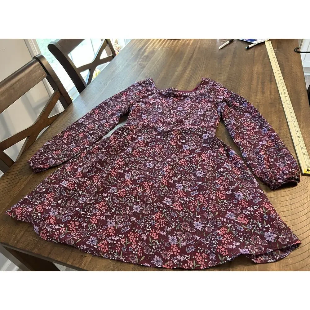 childrens place floral dress Size 16